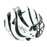 Chase Brown Signed Bengals Full-Size Authentic On-Field Alternate Speedflex Helmet (Beckett) at PristineAuction.com