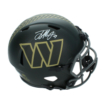 Terry McLaurin Signed Commanders Full-Size Salute to Service Alternate Speed Helmet (Beckett) at PristineAuction.com