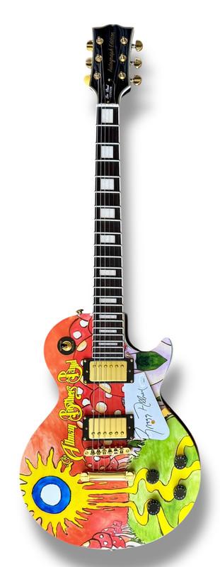 Gregg Allman Signed "Allman Brothers Band" Custom Les Paul Style Guitar (JSA) at PristineAuction.com Gregg Allman Signed "Allman Brothers Band" Custom Les Paul Style Guitar (JSA) at PristineAuction.com