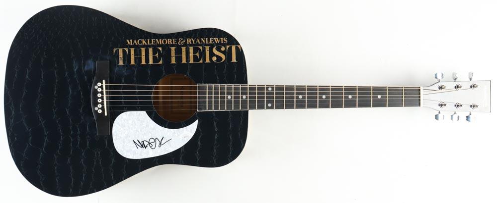 Macklemore Signed "The Heist" 38" Acoustic Guitar (JSA) at PristineAuction.com Macklemore Signed "The Heist" 38" Acoustic Guitar (JSA) at PristineAuction.com