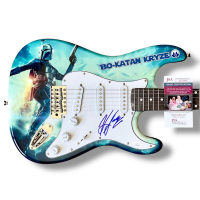 Katee Sackhoff Signed "The Mandalorian" Custom 39" Electric Guitar (JSA) at PristineAuction.com