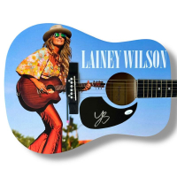 Lainey Wilson Signed Custom Acoustic Guitar (JSA) at PristineAuction.com