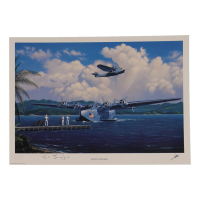 Sture Sigfred Signed Stan Stokes "Tahiti Clippers" Lithograph (AIV) at PristineAuction.com