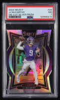 JJ McCarthy 2024 Select Prizm Silver Die Cut #24 RC (PSA 7) at PristineAuction.com