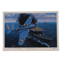 T.R. Wiebe & Walter N. Nelson Signed Stan Stokes "Scratch One Flat Top" Lithograph (AIV) at PristineAuction.com