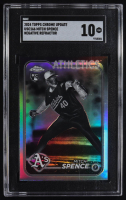 Mitch Spence 2024 Topps Chrome Update Negative Refractors #USC166 RC (SGC 10) at PristineAuction.com