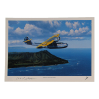 Cole Windham Signed Stan Stokes "Wings Over Waikiki" Lithograph (AIV) at PristineAuction.com