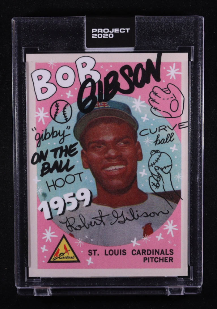 Bob Gibson 2020 Topps Project 2020 #46 / Sophia Chang