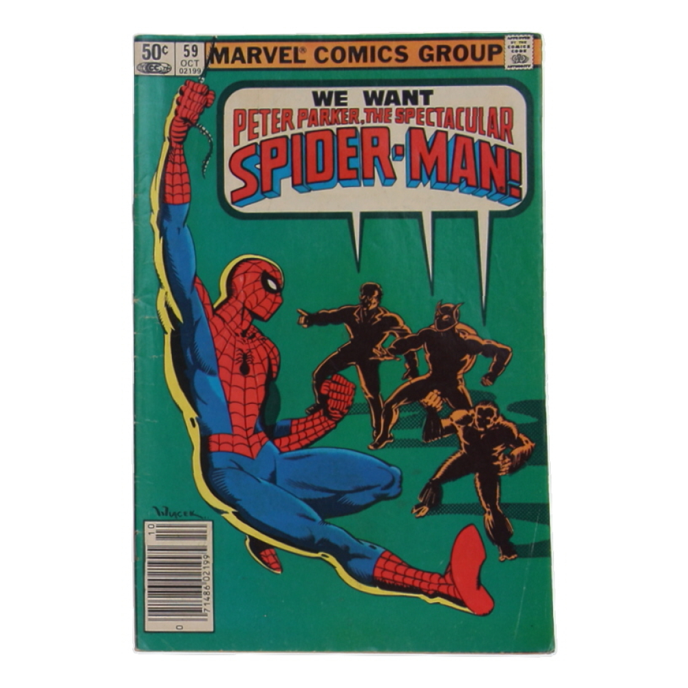 1981 "The Spectacular Spider-Man" Issue #59 Marvel Comic Book at PristineAuction.com