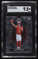 Jayden Daniels 2024 Panini Mosaic #302 RC (SGC 9.5) at PristineAuction.com