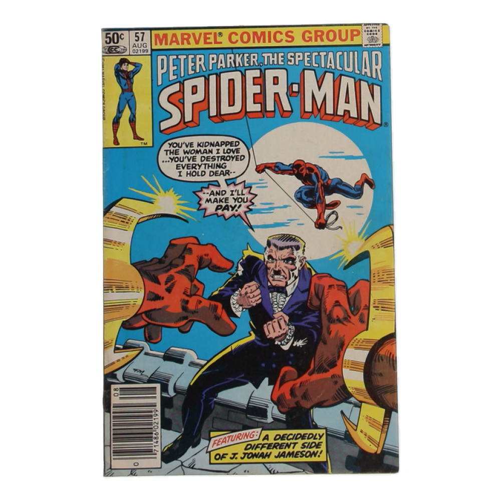 1981 "The Spectacular Spider-Man" Issue #57 Marvel Comic Book at PristineAuction.com