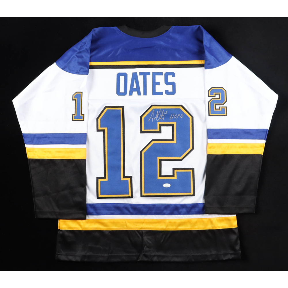 Adam Oates Signed Jersey Inscribed "HOF 12" (JSA) at PristineAuction.com