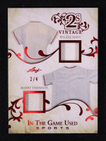 Willie Mays / Bobby Thomson 2025 Leaf ITG Used Sports Vintage 2s Red #IGV6 #2/4 at PristineAuction.com