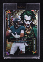 Jalen Hurts 2025 Wild Card 5 Card Draw Stacked Deck Joker #SDJW-JHNg09 #1/1 at PristineAuction.com