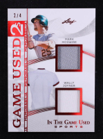 Mark McGwire / Wally Joyner 2025 Leaf ITG Used Sports Game Used 2s Duos Red Foil JSY #IG216 #2/4 at PristineAuction.com