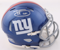 Tommy DeVito Signed Giants Speed Mini Helmet (Beckett) at PristineAuction.com