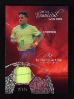 Endrick 2025 Leaf ITG Used Sports In the Beautiful Game Used Sparkle Silver #BU5 #27/35 at PristineAuction.com