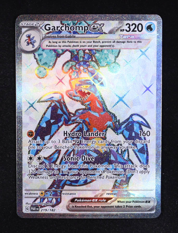Garchomp ex 2023 Pokemon TCG Scarlet & Violet Paradox Rift #219 at PristineAuction.com Garchomp ex 2023 Pokemon TCG Scarlet & Violet Paradox Rift #219 at PristineAuction.com