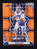 Josh Allen 2022 Panini Mosaic Mosaic Reactive Orange #20 at PristineAuction.com