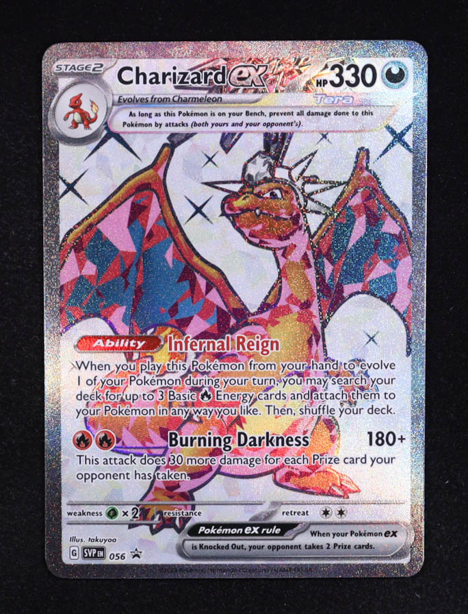Charizard ex 2023 Pokemon TCG Scarlet & Violet Black Star Promos #056 at PristineAuction.com Charizard ex 2023 Pokemon TCG Scarlet & Violet Black Star Promos #056 at PristineAuction.com