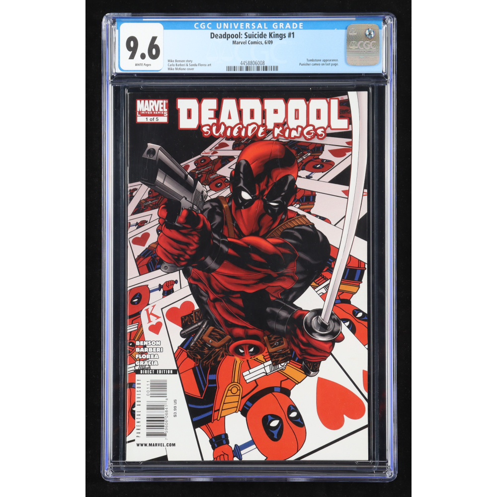 2009 "Deadpool: Suicide Kings" Issue #1 Marvel Comic Book (CGC 9.6) at PristineAuction.com