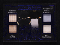 Roberto Clemente / Willie Stargell / Al Oliver / Bill Mazeroski 2025 Leaf ITG Used Sports To the Victor Goes the Spoils Navy Blue #VS8 #02/20 at PristineAuction.com