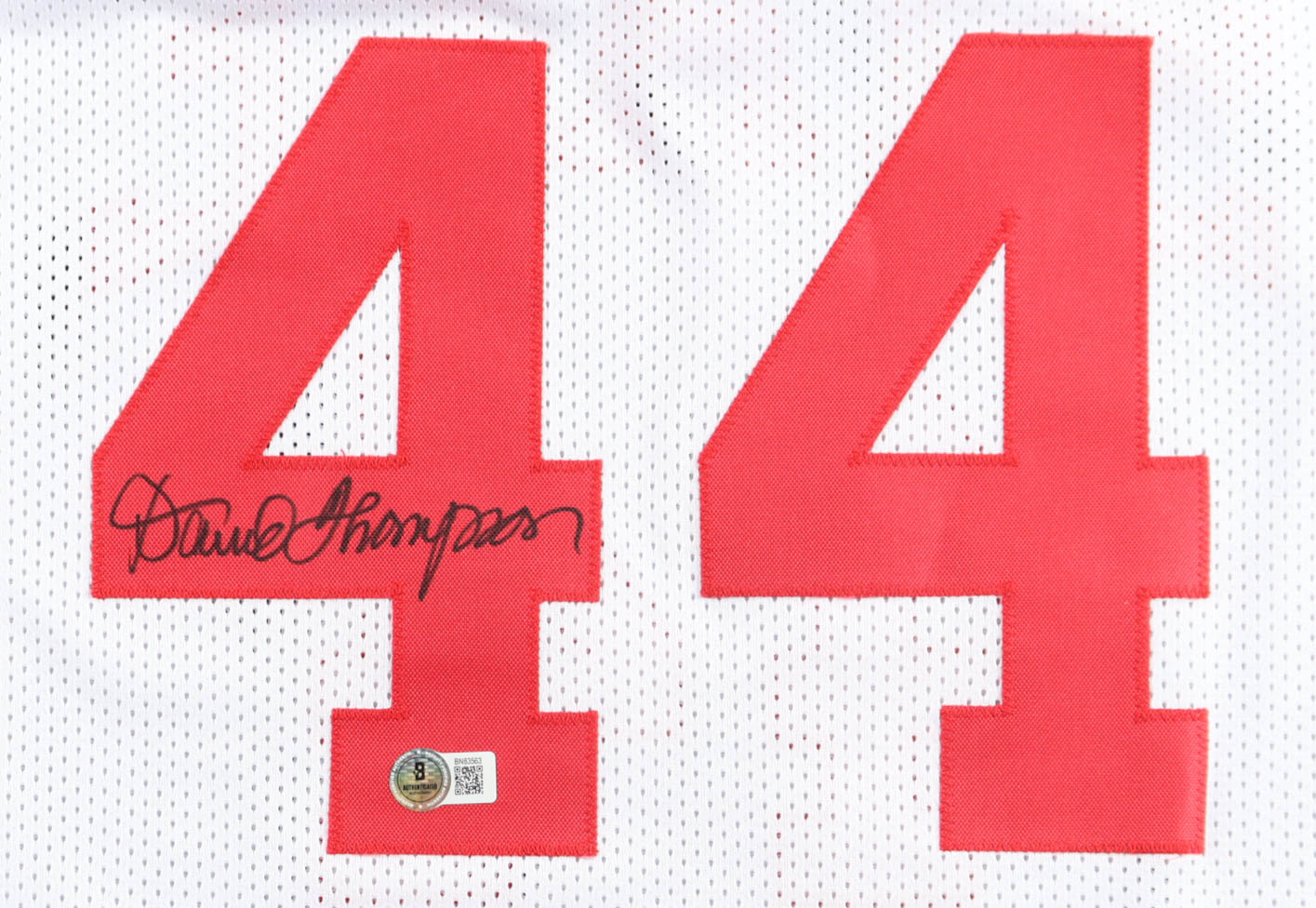 David Thompson Signed Jersey (Beckett) at PristineAuction.com David Thompson Signed Jersey (Beckett) at PristineAuction.com