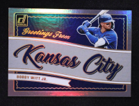 Bobby Witt Jr. 2025 Donruss Greetings From #1 at PristineAuction.com