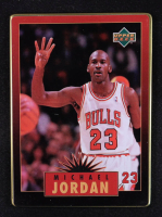 Michael Jordan 1996 Upper Deck Jordan Metal #5 at PristineAuction.com