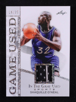 Shaquille O'Neal 2025 Leaf ITG Used Sports Game Used Memorabilia Silver Sparkle JSY #GM42 #16/25 at PristineAuction.com