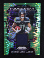 Jaxon Smith-Njigba 2023 Panini Prizm Rookie Gear Prizms Neon Green Pulsar #11 RC at PristineAuction.com