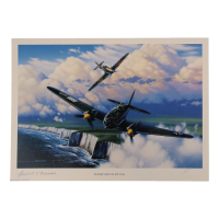 Herbert E. Knaebel Signed Stan Stokes "Hurricane On My Tail" Lithograph (AIV) at PristineAuction.com