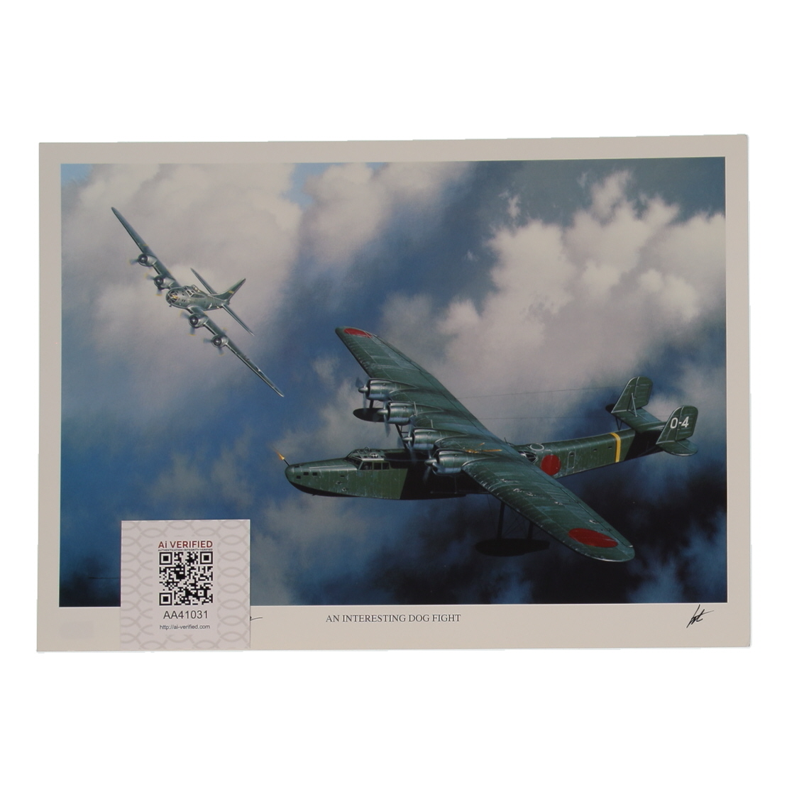 Edwin Loberg Signed Stan Stokes "An Interesting Dog Fight" Lithograph (AIV) at PristineAuction.com Edwin Loberg Signed Stan Stokes "An Interesting Dog Fight" Lithograph (AIV) at PristineAuction.com