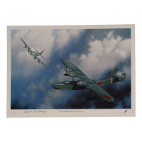 Edwin Loberg Signed Stan Stokes "An Interesting Dog Fight" Lithograph (AIV) at PristineAuction.com