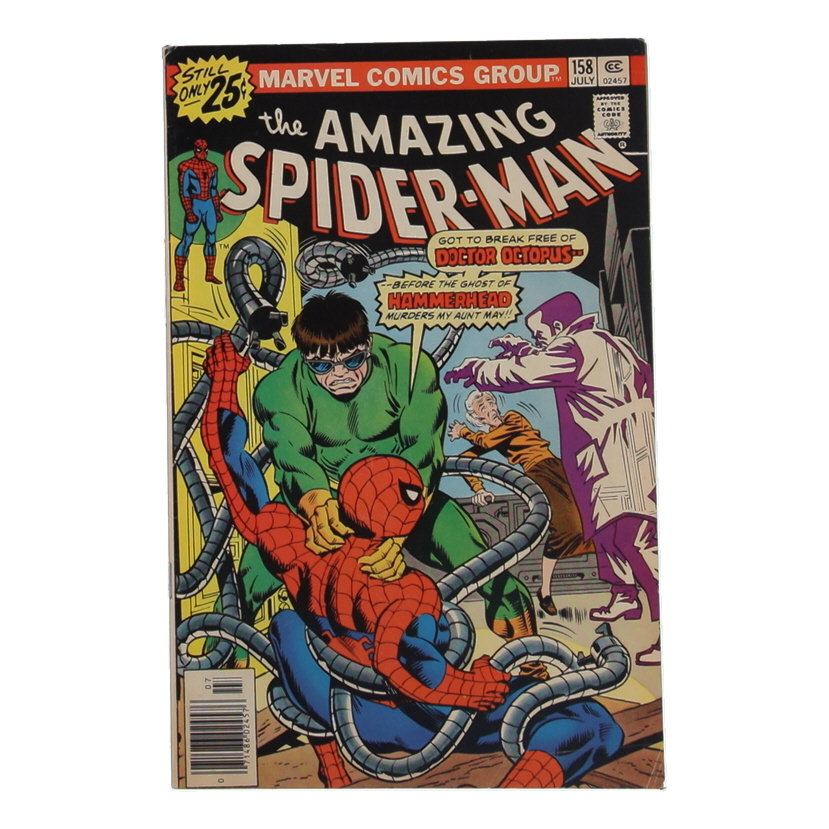 1976 "The Amazing Spider-Man" Issue #158 Marvel Comic Book at PristineAuction.com 1976 "The Amazing Spider-Man" Issue #158 Marvel Comic Book at PristineAuction.com