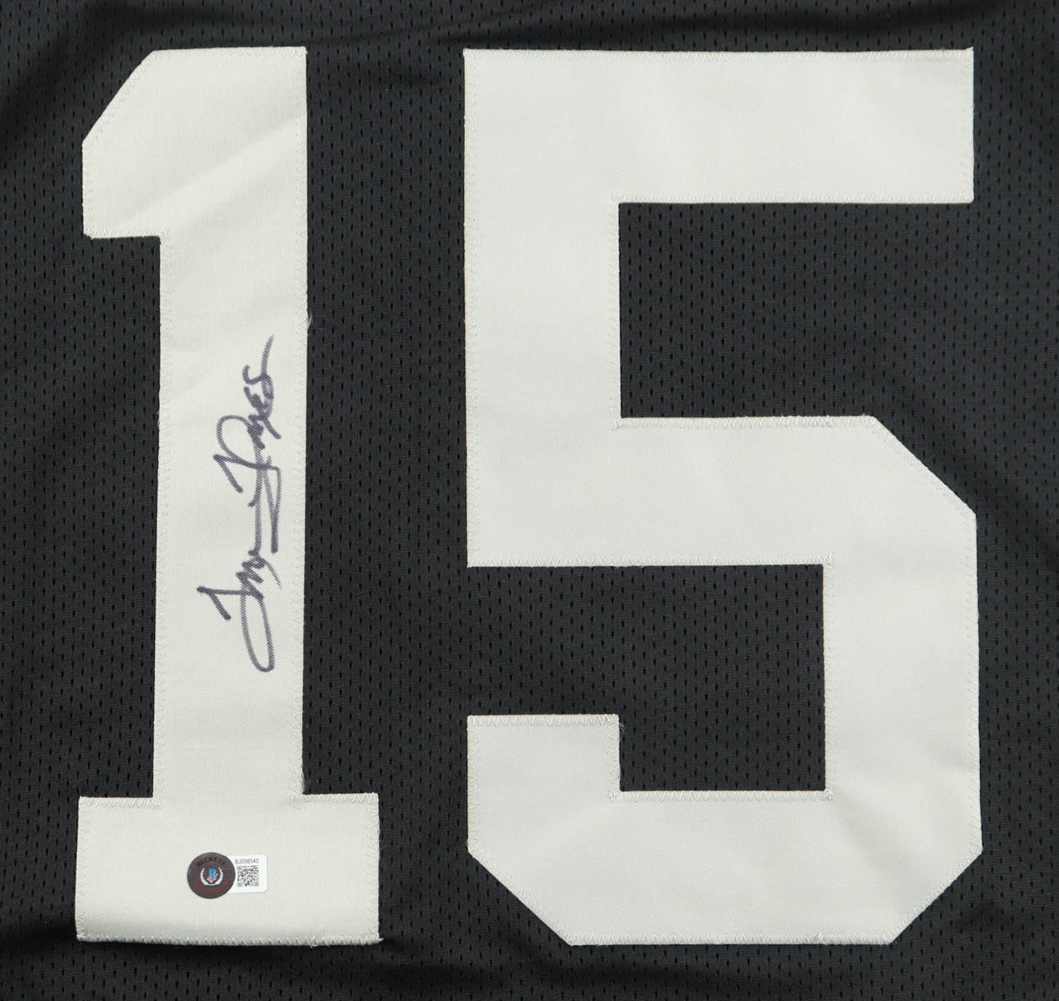 Tom Flores Signed Jersey (Beckett) at PristineAuction.com Tom Flores Signed Jersey (Beckett) at PristineAuction.com