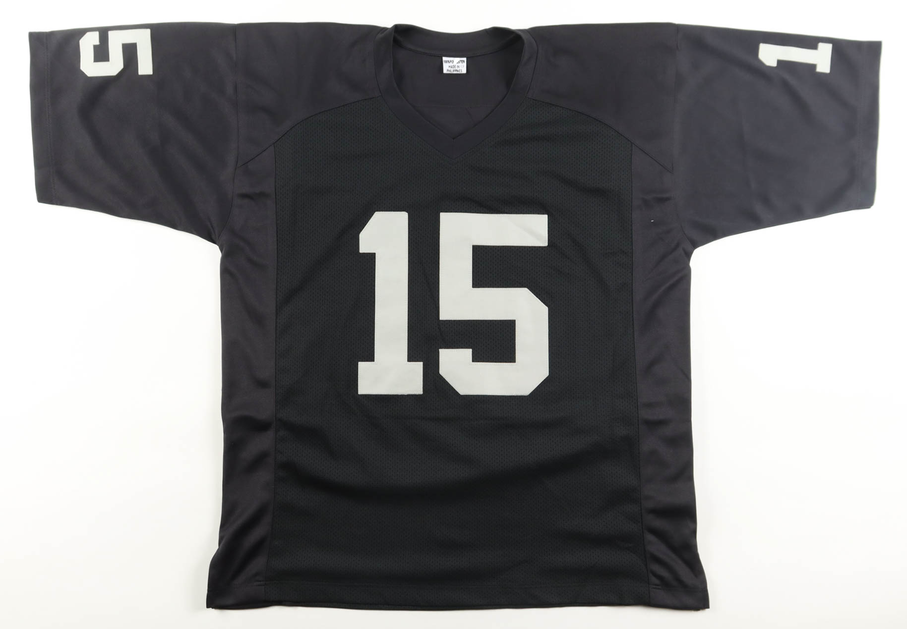 Tom Flores Signed Jersey (Beckett) at PristineAuction.com Tom Flores Signed Jersey (Beckett) at PristineAuction.com