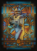 Josh Allen 2025 Panini Mosaic Stained Glass Oversized #2 at PristineAuction.com