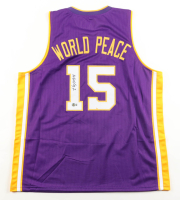 Metta Sandiford-Artest Signed Jersey (Beckett) at PristineAuction.com