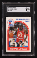 Michael Jordan 1989-90 Hoops #21 AS (SGC 9) at PristineAuction.com