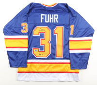 Grant Fuhr Signed Jersey Inscribed "HOF 03" (Beckett) at PristineAuction.com