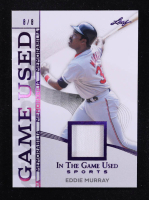 Eddie Murray 2025 Leaf ITG Used Sports Game Used Memorabilia Purple Foil JSY #GM15 #8/8 at PristineAuction.com