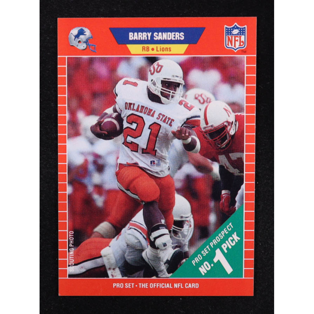 Barry Sanders 1989 Pro Set #494 RC at PristineAuction.com