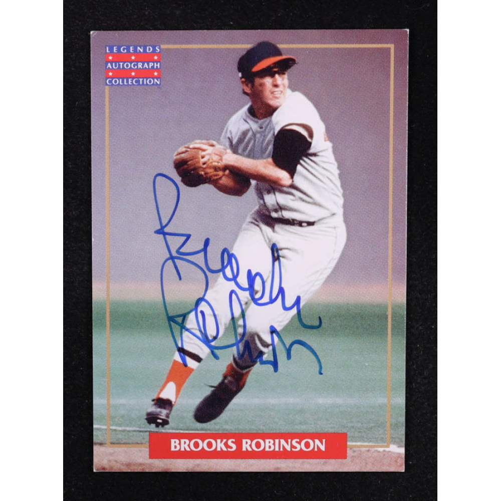 Brooks Robinson 1996 Major League Players Alumni Legends Autograph Collection #NNO with Original COA at PristineAuction.com