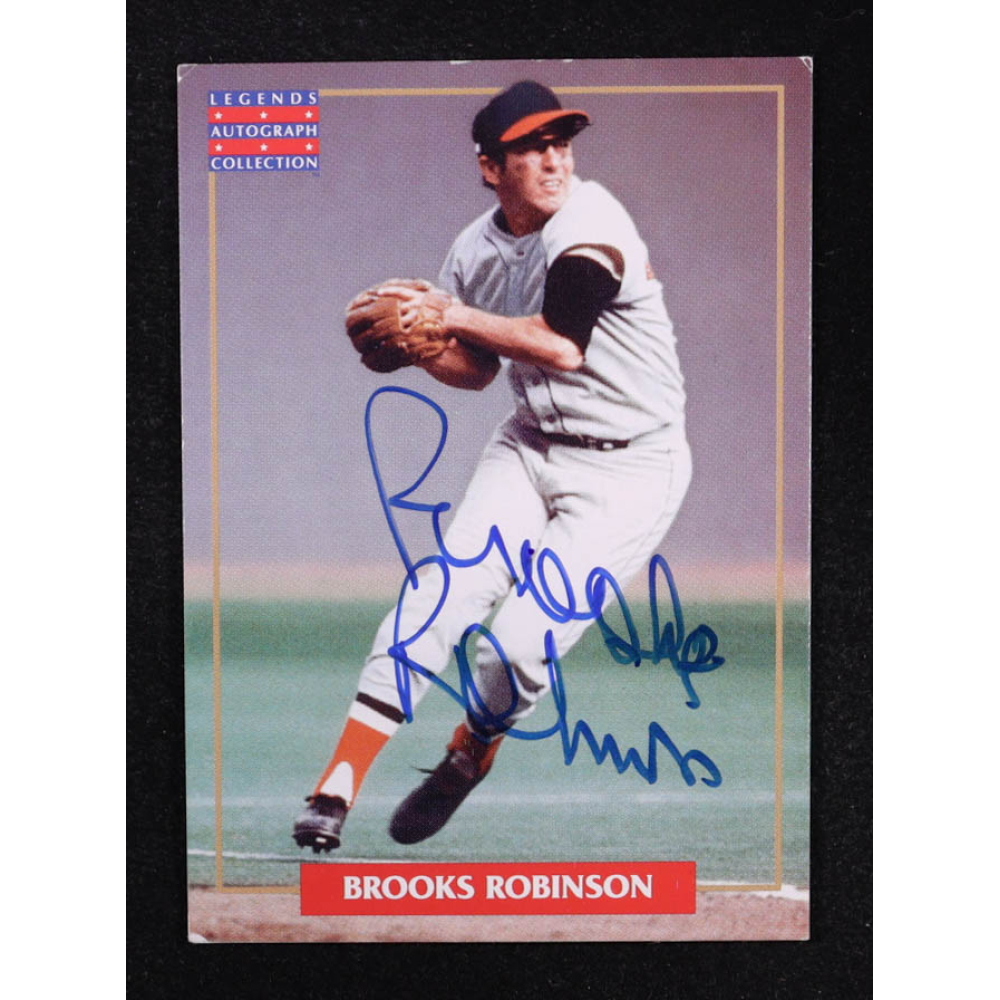 Brooks Robinson 1996 Major League Players Alumni Legends Autograph Collection #NNO with Original COA at PristineAuction.com