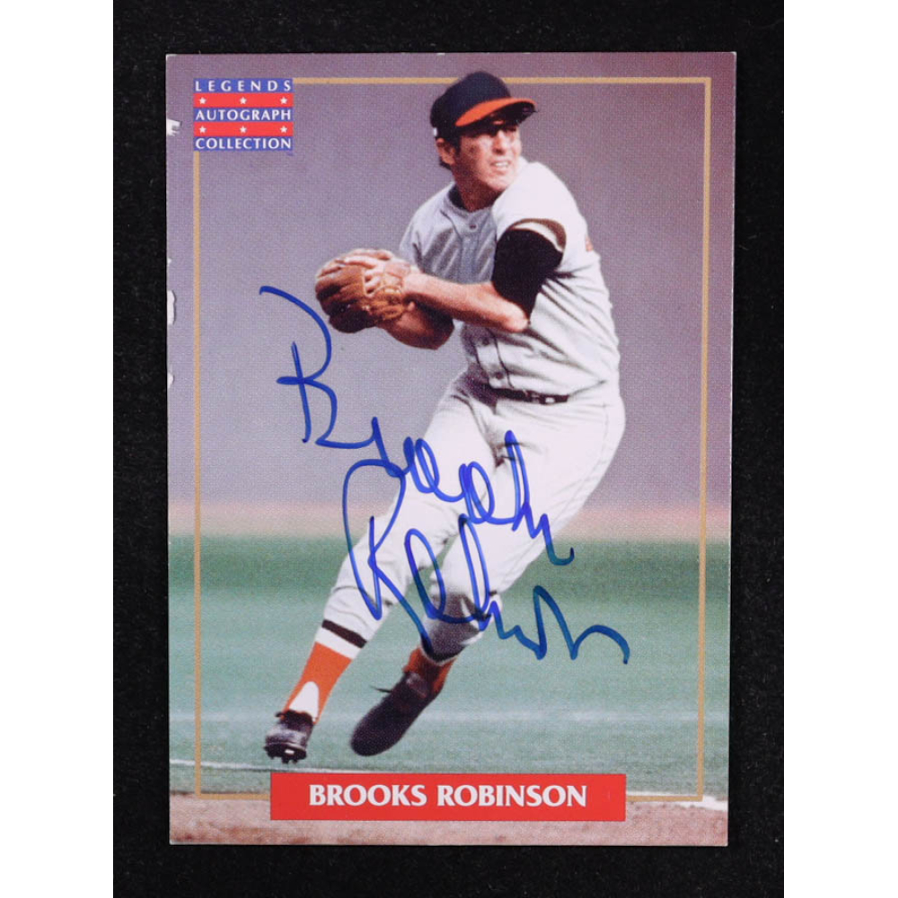 Brooks Robinson 1996 Major League Players Alumni Legends Autograph Collection #NNO with Original COA at PristineAuction.com