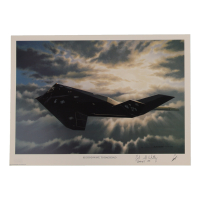 Alton Whitney Signed Stan Stokes "Second Wave To Baghdad" Lithograph Inscribed "Bandit 150" (AIV) at PristineAuction.com