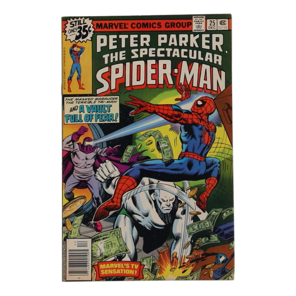 1978 "The Spectacular Spider-Man" Issue #25 Marvel Comic Book at PristineAuction.com