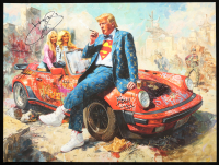 "Supercharged Ego" 2026 18x24 Original Painting on Fine Art Paper by Tadas Zaicikas | TedyZet (Zaicikas) at PristineAuction.com