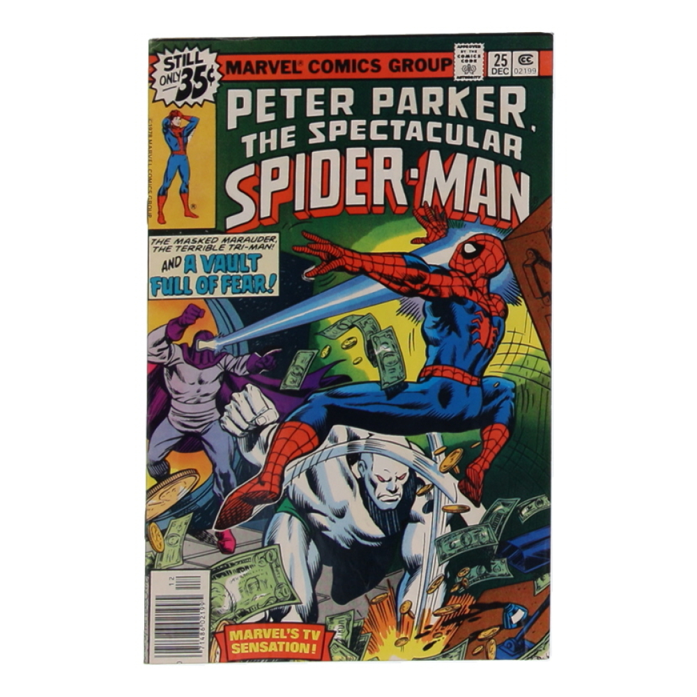 1978 "The Spectacular Spider-Man" Issue #25 Marvel Comic Book at PristineAuction.com